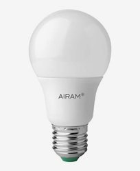 AIRAM LED-pære A60 E37 Opal 5,5W/828 (40W)