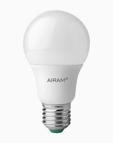 Airam LED-pære A60 E27 Opal 9,5W/828 (60W)