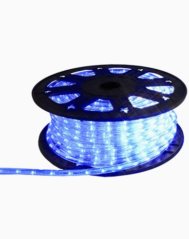 Star Trading Ropelight LED ljusslang på rulle. 45m Blå. Inkl startkabel