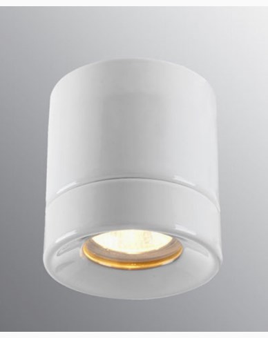 Ifö Electric Light On SAUNA Downlight valkoinen IP44 max 35W GU10