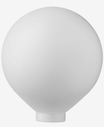 Opal globus formet glass Ø100mm. 6532