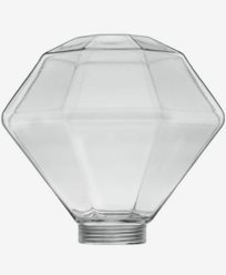Unison Glass Diamant Ø125mm. 6568. Passer kun med MAXI-sokkel