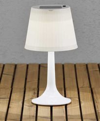 Konstsmide Konstsmide Assisi bordlampa solcell LED vit. 7109-202
