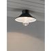 Konstsmide Vega seinä ja taklyhty LED 8W musta . 552-750