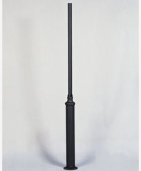 Konstsmide Draco tolppa. musta  2m. 579-750