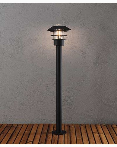 Konstsmide Modena Sokkellampe 98 cm. Svart 7311-750