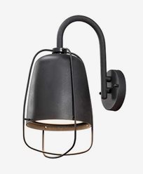 Konstsmide Perugia vegglampe E27. Svart 7526-750