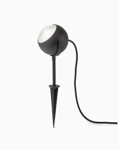 Konstsmide Lecce trädgårdsspot 230V 4W LED Svart. 7695-750