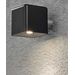 Konstsmide Amalfi vägglampa 3W 12V svart plast ink trafo + sladd. 7681-750