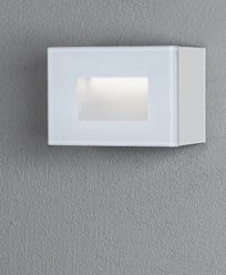 Konstsmide Chieri seinälyhty 4W High Power LED neliö valkoinen. 7862-250