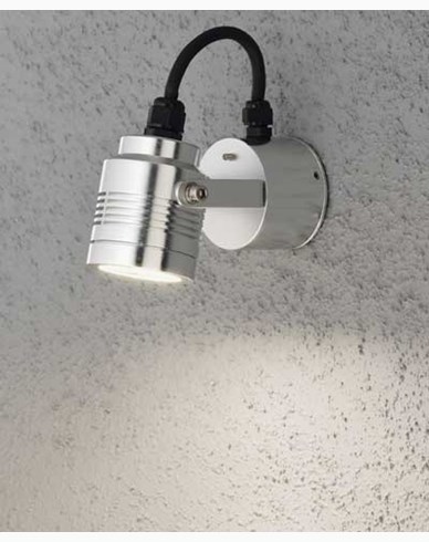 Konstsmide Monza seinälyhty suunnattava alumiini 3W 230V High Power LED. 7903-310