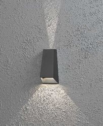 Konstsmide Imola vägglampa High Power LED. Antracitgrå 7911-370