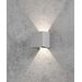 Konstsmide Cremona seinälyhty harmaa 2x3W 230V LED 7959-310
