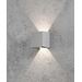Konstsmide Konstsmide Cremona vägglykta grå 2x3W 230V LED 7959-310