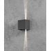 Konstsmide Konstsmide Cremona vägglykta mörkgrå 2x3W 230VLED 7959-370