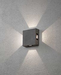 Konstsmide Cremona vegglampe High Power LED. Antracitgrå 7984-370