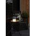 Konstsmide Assisi solar / USB lampa hängande/stående LED, dimbara grå. 7805-302