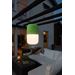 Konstsmide Assisi aurinko/USB-lamppu ripustettava/seisova LED, himmennettävissä vihreä
