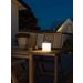 Konstsmide Assisi kvadrat solcell LED 1W dimbar grå. 7806-302