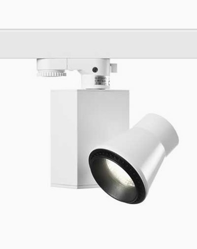 Maxel CROSBY 3-fas 1000lm 15° vit. Justerbar 180°. 12,6W / 230V LED
