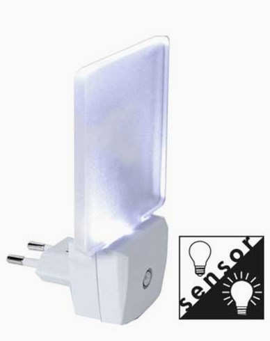 LED nattlampa Frostad EUR plugg 0,5W