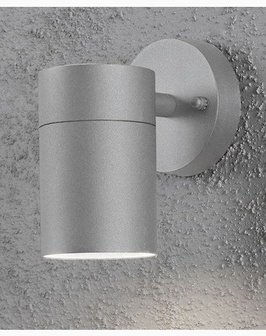 Konstsmide Modena vegglampe ned GU10. Ø75mm. Grå 7657-300