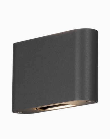 Konstsmide Chieri vägglampa 2x6W LED justerbar 7854-370 Mörkgrå