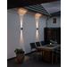 Konstsmide Chieri seinälamppu 2x6W LED säädettävä 7854-370 tummanharmaa