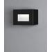 Konstsmide Chieri vägglykta 4W  LED rektangulär svart