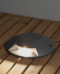 Konstsmide Markspot LED 5W mörkgrå 1-väg ovanpåliggande