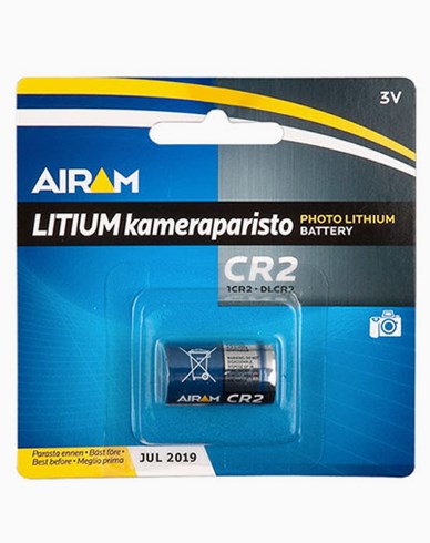 AIRAM kameraparisto3V litium (CR2) 850mAh