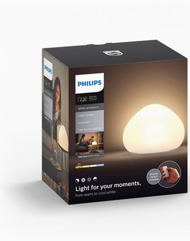 Philips Hue Connected Wellner table lamp white 1x9.5W 230V