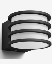Philips Hue Lucca Utomhus vägglampa anthracite 1x9.5W 230V