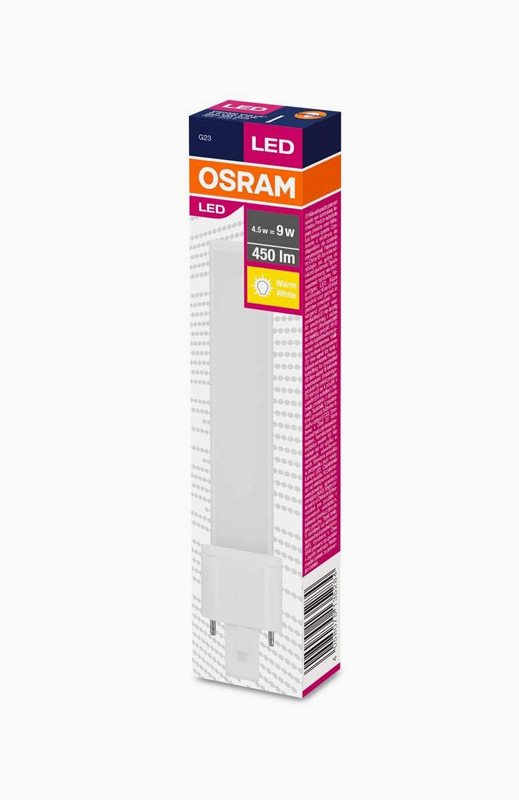 Andrew Halliday Discourage canvas Osram DULUX S LED EM 4,5W/830 230V (9W) G23 - Lysman