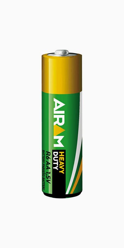 Rendition Barn vedholdende AIRAM Heavy Duty Plus R6 (AA) 1,5V batterier 8-pakke - Lysman