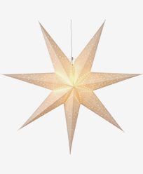 Star Trading Mönstrad Guldfärgad Pappersstjärna Sensy