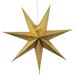 Star Trading mønstret Gull papir Star DOT 70cm