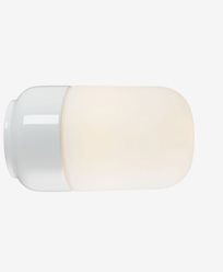 Ifö Electric Ohm 100 badstue høyde 170 mm hvit matt opal IP44 E27 40W tak-/veggmontering