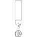 Osram DULUX D LED EM 6W/840 230V (13W) G24D-1