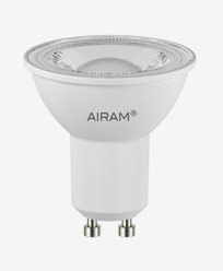 Airam LED-pære PAR16 GU10 4,5W 6500K. Dagslys