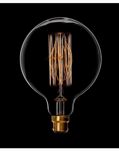 Danlamp Mega Edison glødepære med karbontråd 40W. B22