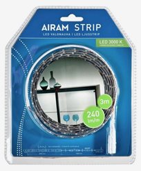 AIRAM LED Strip Ljusband 3m vit IP20/54, 14,4W. 4107188