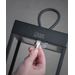 Konstsmide Ravello lanterne svart USB kan dimmes 50cm
