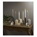 Star Trading LED Antique Candle Flame pyörre 2-pack, 25 cm. Valkoinen