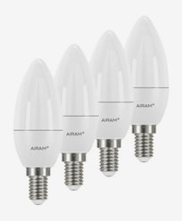 Airam LED-pære Mignon E14, 3,5W 4-pakning