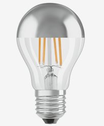 Osram LED -lamppu Normaali Top peilattu 7W / 827 (50W) E27. Himmeä.