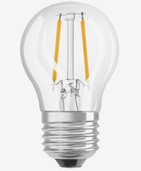 Osram LED KLOT KLAR dim 5W/840 (40W) E27 LED-LAMPPU Pallonmuotoinen Kirkas Himmennettävä 5W/840 (40W) E27
