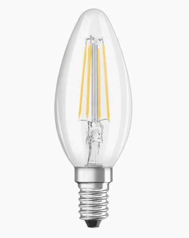 LEDVANCE OSRAM LED-lamppu kynttilälamppu 4,8W/840 (40W) E14. Himm.eä.