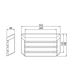 AIRAM Saunaled horizontal 8W/827 veggarmatur i ubehandlet tre IP65. Dimbar