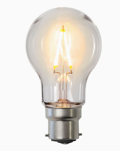 Star Trading LED-lampa PC-plast A55 B22 2200K 1W